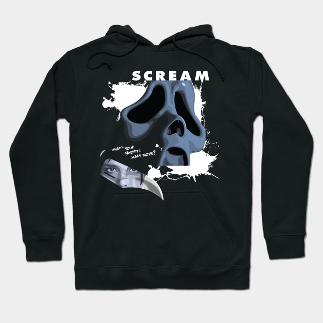 Scary movie - Ghostface Hoodie by Lionti_design
